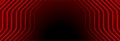 Bright red neon laser lines abstract tech futuristic background Royalty Free Stock Photo