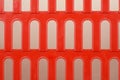 Bright red plastic mesh Royalty Free Stock Photo