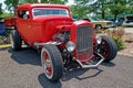 Hot rod at car show Royalty Free Stock Photo