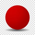 Bright Red Sphere Ball Royalty Free Stock Photo