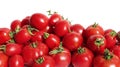 Bright red tomatoes isolated Royalty Free Stock Photo