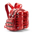 Bright Red Travel Backpack