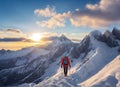 bright and rich photographs of active mountaineering adventures.