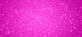 Bright rich pink magenta festive shimmer background with small stars and glitter