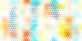 Bright rings glowing colorful pattern. Simple sweet design. Dots color background. Blurred dotted colored texture. Happy circles Royalty Free Stock Photo