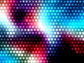 Bright Romantic Spotlight Lights Background - Disco Party LED Projector Design Royalty Free Stock Photo