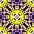 Bright seamless abstract pattern, mandala. Royalty Free Stock Photo
