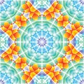 Bright seamless abstract pattern, mandala. Royalty Free Stock Photo