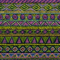 Bright seamless ethnic ornament. Black, blue, pink, yellow and g Royalty Free Stock Photo