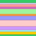 Bright seamless patchwork of multicoloured horizontal stripes. Vector image