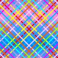 Bright seamless pattern with diagonal multicolored lines. Abstract gradient background. Royalty Free Stock Photo