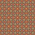 Bright seamless pattern with geometric ornament in Christmas traditional colors. Ethnic and tribal motifs. Royalty Free Stock Photo