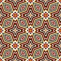 Bright seamless pattern with geometric ornament in Christmas traditional colors. Ethnic and tribal motifs. Royalty Free Stock Photo