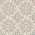 Bright seamless pattern with repeated circles. Bubble motif. Geometric abstract background. Modern surface texture Royalty Free Stock Photo