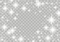 Bright shimmering star glow magical frame layout over checkered