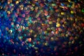 Bright shiny glowing bokeh art background. Festive abstract colorful background with bokeh defocused lights. Lights Royalty Free Stock Photo