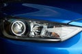 Bright shiny headlight Royalty Free Stock Photo