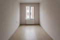 Bright Small Room of New Apartment with One Window Royalty Free Stock Photo