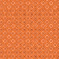 Abstract white and blue polka dots isolated on an orange background Minimalist style seamless fabric pattern Royalty Free Stock Photo