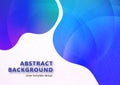 Bright smooth wavy shapes, transparency, many particles. Corporate design template, digital curve, presentation element, banner