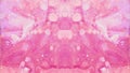 Bright soft pink alcohol ink abstract light background. Flow liquid watercolor paint splash texture effect illustration