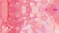 Bright soft pink alcohol ink abstract light background. Flow liquid watercolor paint splash texture effect illustration