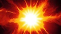 Bright Solar Flare Design Background.