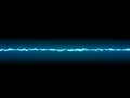 Bright sound wave on a dark blue. Royalty Free Stock Photo