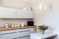 Bright space - kitchen corner Royalty Free Stock Photo