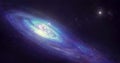 bright spiral galaxy