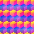 Bright square pattern