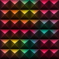 Bright square seamless pattern.