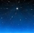 Bright star Royalty Free Stock Photo