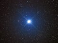 Universe stars, Capella star in night sky Royalty Free Stock Photo