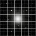 Bright Star In Rectangular Grid: Captivating Image Of Repetition And Accumulation