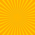 Bright starburst sunburst background with regular radiating li Royalty Free Stock Photo