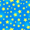 Bright starry seamless pattern Royalty Free Stock Photo