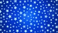 Bright Stars Texture in Blue Background