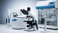 Modern Scientific Laboratory with Advanced Equipment Royalty Free Stock Photo