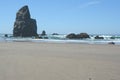 Summer On Scenic Cannon Beach - Oregon Coast Royalty Free Stock Photo