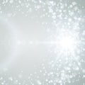 Bright sun glare explosion shining white lens blurred dust elegant poster background template vector
