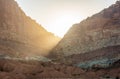Bright Sun Rises Over Whisky Flat In Capitol Reef Royalty Free Stock Photo