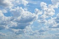 Bright sunny clouds, beautiful sky at day as background Royalty Free Stock Photo