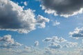 Bright sunny clouds, beautiful sky at day as background Royalty Free Stock Photo