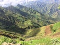 Sunny valley in haiti