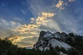 Mount Rushmore in the evening light Royalty Free Stock Photo