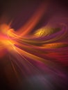 Bright swirl multicolored vertical wave fractal picture