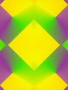 Bright symmetrical composition background. 3d rendering pattern in abstract style. Digital illustration