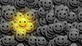 Bright tasty emoji isolated