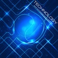 Bright technology background